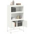 Aparador de acero blanco 68,5x38,5x123,5