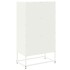 Aparador de acero blanco 68,5x38,5x123,5