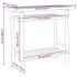 Mesa consola de bambú 90x37x75