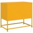 Mueble para TV de acero amarillo mostaza 68x39x60,5