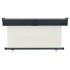 Toldo lateral de balcón color crema 145x250