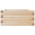 Jardinera de madera maciza de pino 50x50x23