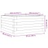 Jardinera de madera maciza de pino 50x50x23