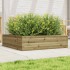 Jardinera de madera de pino impregnada 90x90x23