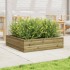 Jardinera de madera de pino impregnada 90x90x23