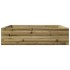 Jardinera de madera de pino impregnada 90x90x23