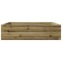 Jardinera de madera de pino impregnada 90x90x23