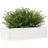 Jardinera de madera maciza de pino blanco 90x40x23