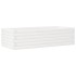 Jardinera de madera maciza de pino blanco 90x40x23