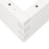 Jardinera de madera maciza de pino blanco 90x40x23