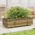 Jardinera de madera de pino impregnada 90x40x26,5
