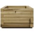 Jardinera de madera de pino impregnada 90x40x26,5
