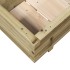 Jardinera de madera de pino impregnada 90x40x26,5
