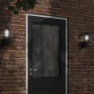 Apliques de exterior 2 unidades acero inoxidable negro