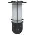 Apliques de exterior con sensor 2 uds acero inoxidable