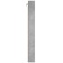 Vitrina de madera de ingeniería gris hormigón 100x8,5x75