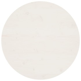 Superficie de mesa madera maciza de pino blanco Ø80x2,5