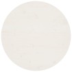 Superficie de mesa madera maciza de pino blanco Ø80x2,5 cm