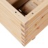 Jardinera madera maciza de pino 70x40x49,5