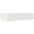 Jardinera de madera maciza de pino blanco 110x60x23
