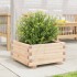 Jardinera de madera maciza de pino 50x50x26,5