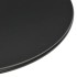 Mesa de jardín redonda acero negro Ø50x72