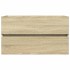 Armario lavabo madera de ingeniería roble Sonoma 80x38,5x45