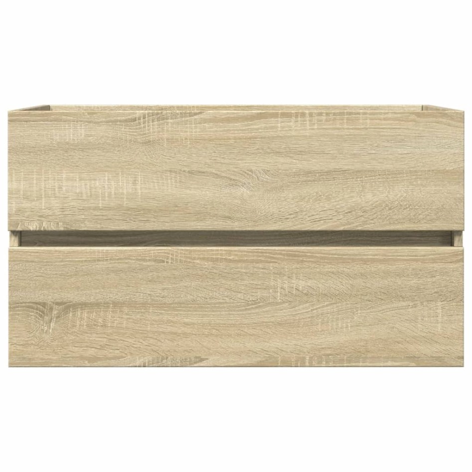 Armario lavabo madera de ingeniería roble Sonoma 80x38,5x45