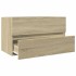 Armario lavabo madera de ingeniería roble Sonoma 80x38,5x45