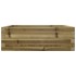 Jardinera de madera de pino impregnada 70x70x23