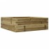 Jardinera de madera de pino impregnada 70x70x23