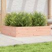 Jardinera madera maciza de abeto Douglas 100x100x23 cm