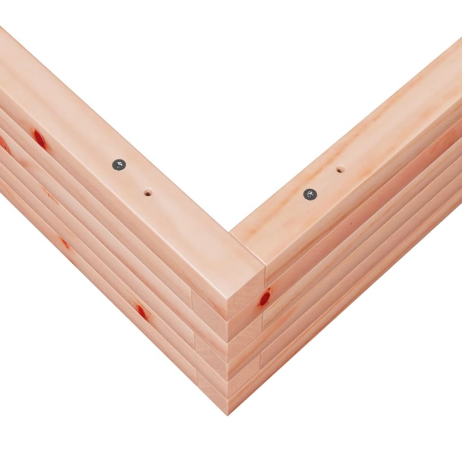 Jardinera madera maciza de abeto Douglas 100x100x23