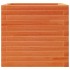 Jardinera madera maciza de pino marrón cera 50x50x45,5