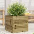 Jardinera de madera de pino impregnada 50x50x45,5