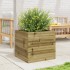 Jardinera de madera de pino impregnada 50x50x45,5
