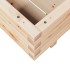 Jardinera de madera maciza de pino 60x60x26,5