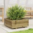 Jardinera de madera de pino impregnada 60x60x26,5