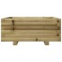 Jardinera de madera de pino impregnada 60x60x26,5