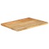 Tablero de mesa borde natural madera maciza mango 90x60x2,5