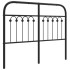 Cabecero de metal negro 120