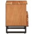 Mesitas de noche 2 uds madera maciza de acacia 40x34x46