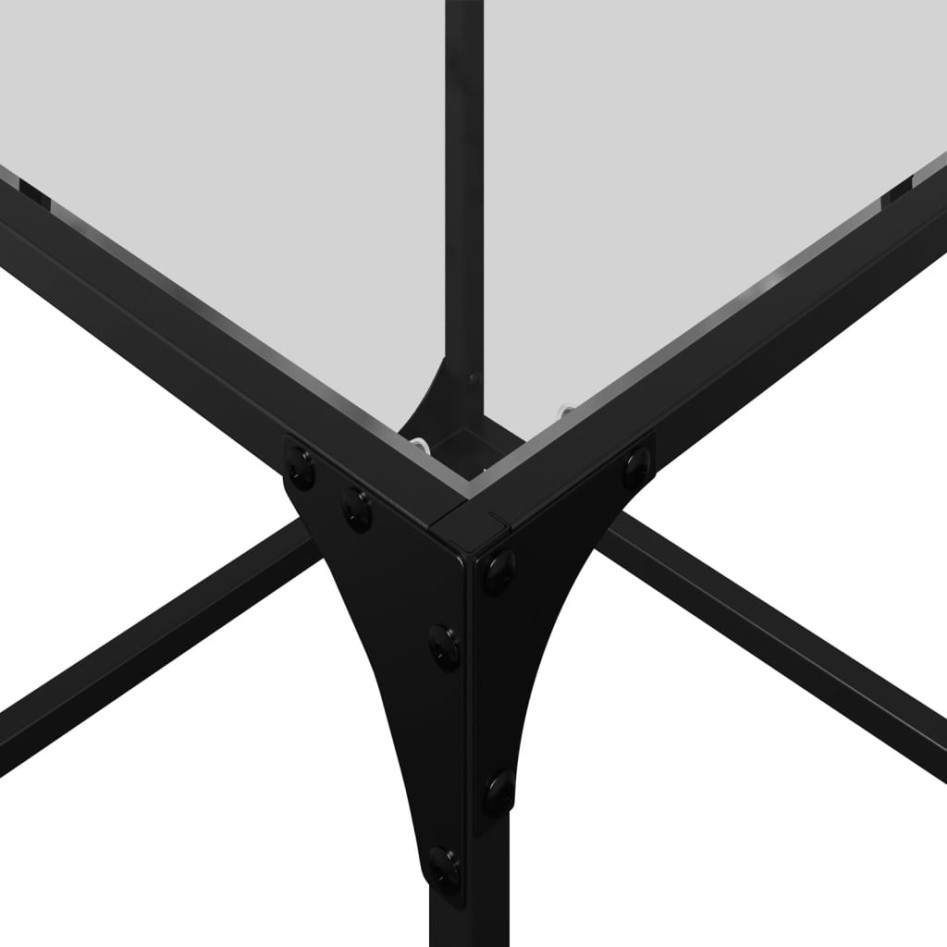 Mesas de centro apilables 3 pzas de acero con tapa de