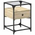 Mesitas noche 2 uds madera ingeniería roble Sonoma 40x40x55
