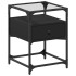 Mesitas de noche 2 uds madera de ingeniería negro 40x30x50