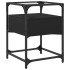 Mesitas de noche 2 uds madera de ingeniería negro 40x30x50