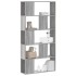 Librería de 5 niveles madera gris Sonoma 80,5x23,5x162,5