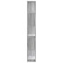 Librería de 5 niveles madera gris Sonoma 80,5x23,5x162,5