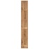 Librería 5 niveles madera roble artesanal 80,5x23,5x162,5