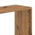 Librería 5 niveles madera roble artesanal 80,5x23,5x162,5